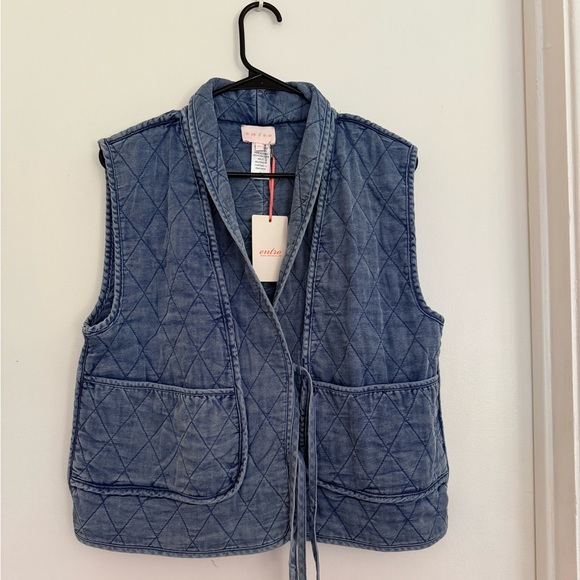 Entro Blue High Waist Shorts - Picture 2 of 4